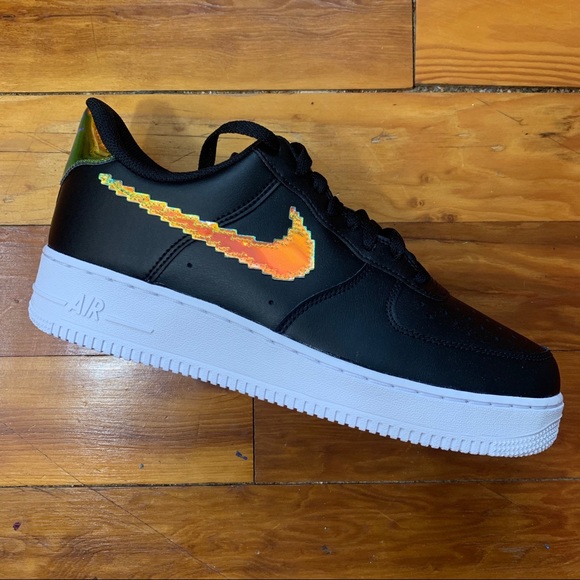 Air Force Pixel â¢ Black | Hybrid Monogram (Unisex) - Sole Fresh